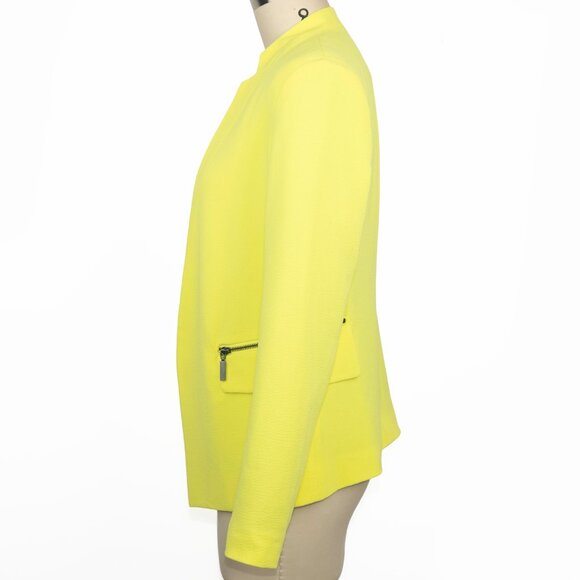 Robert Rodriguez Neon Yellow Harper Blazer Women Size 4 NWOT - Picture 2 of 12